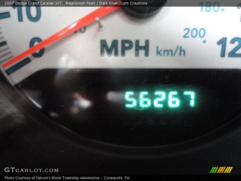 Magnesium Pearl / Dark Khaki/Light Graystone 2007 Dodge Grand Caravan SXT
