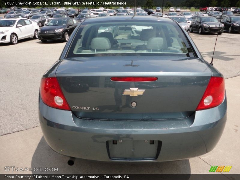 Blue Granite Metallic / Neutral Beige 2007 Chevrolet Cobalt LS Sedan