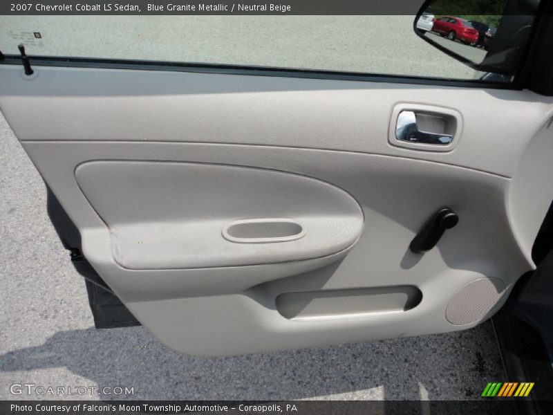 Blue Granite Metallic / Neutral Beige 2007 Chevrolet Cobalt LS Sedan