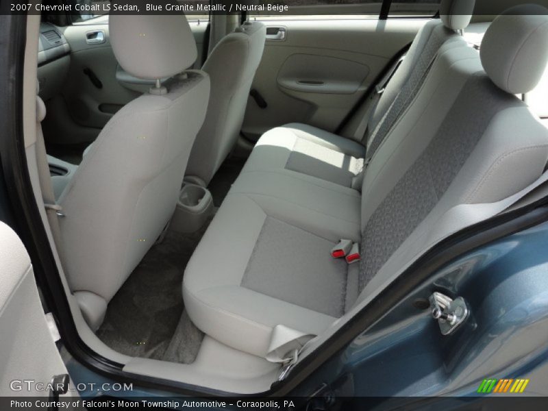Blue Granite Metallic / Neutral Beige 2007 Chevrolet Cobalt LS Sedan