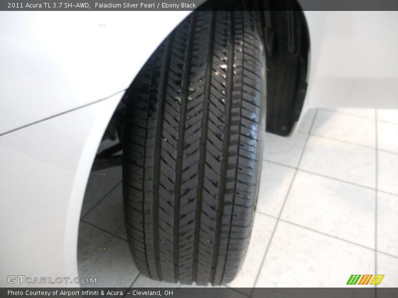 Paladium Silver Pearl / Ebony Black 2011 Acura TL 3.7 SH-AWD