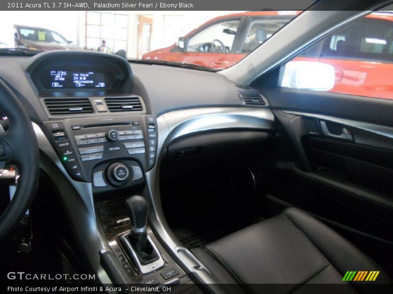 Paladium Silver Pearl / Ebony Black 2011 Acura TL 3.7 SH-AWD