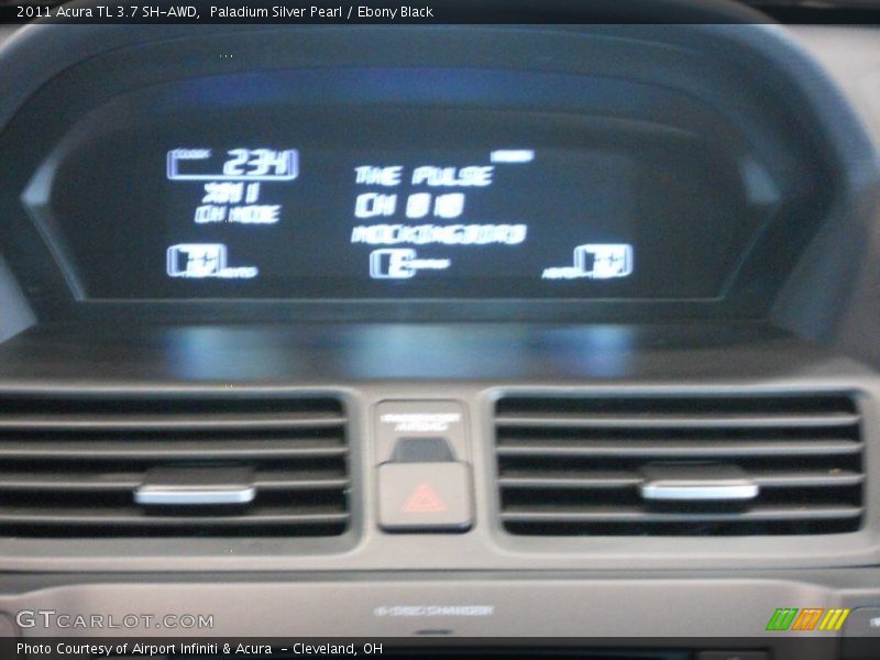 Paladium Silver Pearl / Ebony Black 2011 Acura TL 3.7 SH-AWD