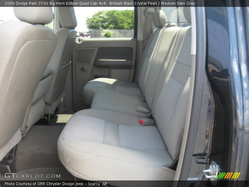 Brilliant Black Crystal Pearl / Medium Slate Gray 2009 Dodge Ram 2500 Big Horn Edition Quad Cab 4x4