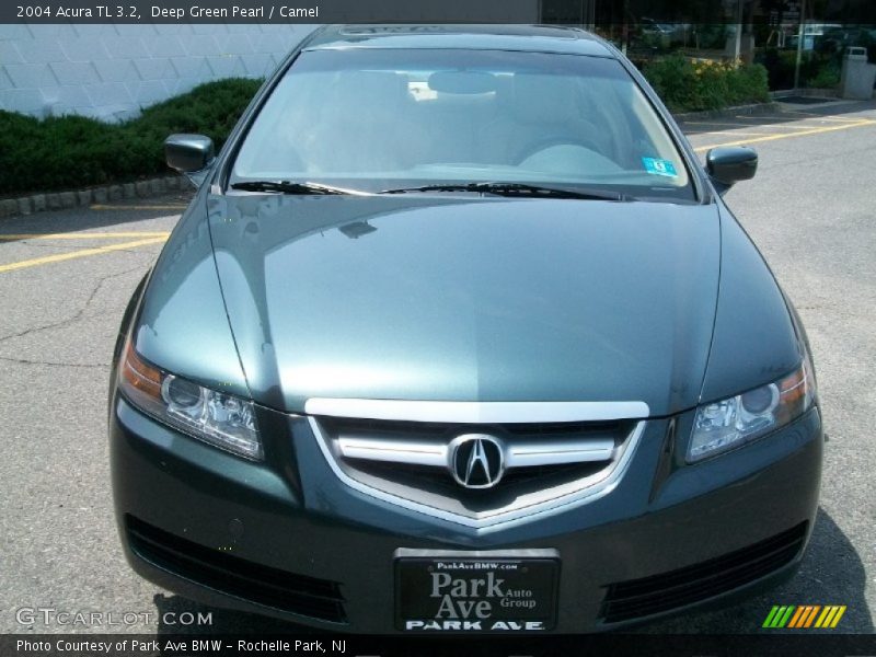 Deep Green Pearl / Camel 2004 Acura TL 3.2