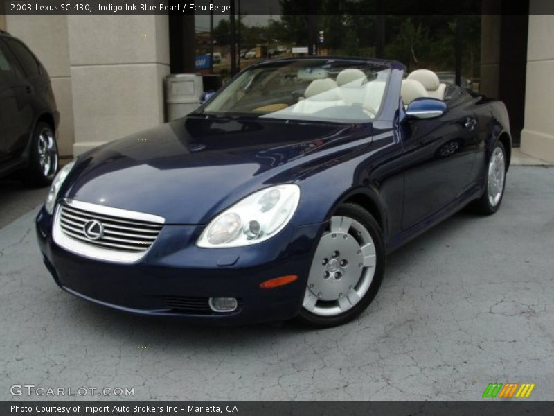 Front 3/4 View of 2003 SC 430