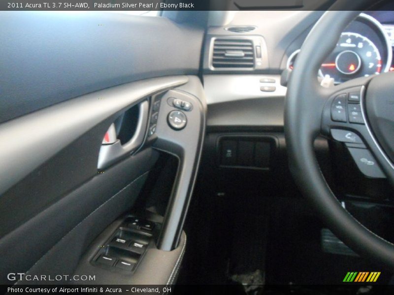 Paladium Silver Pearl / Ebony Black 2011 Acura TL 3.7 SH-AWD