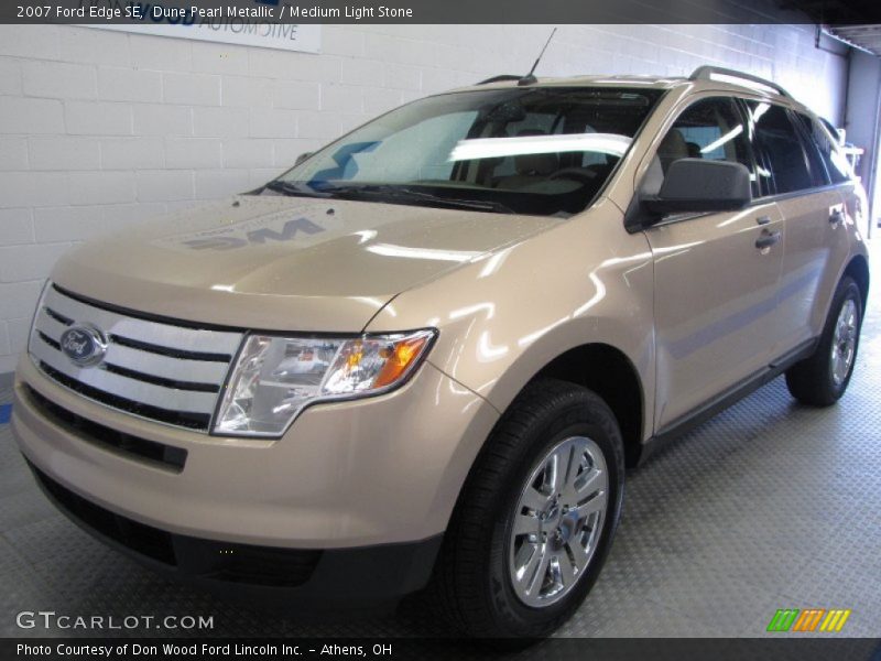 Dune Pearl Metallic / Medium Light Stone 2007 Ford Edge SE