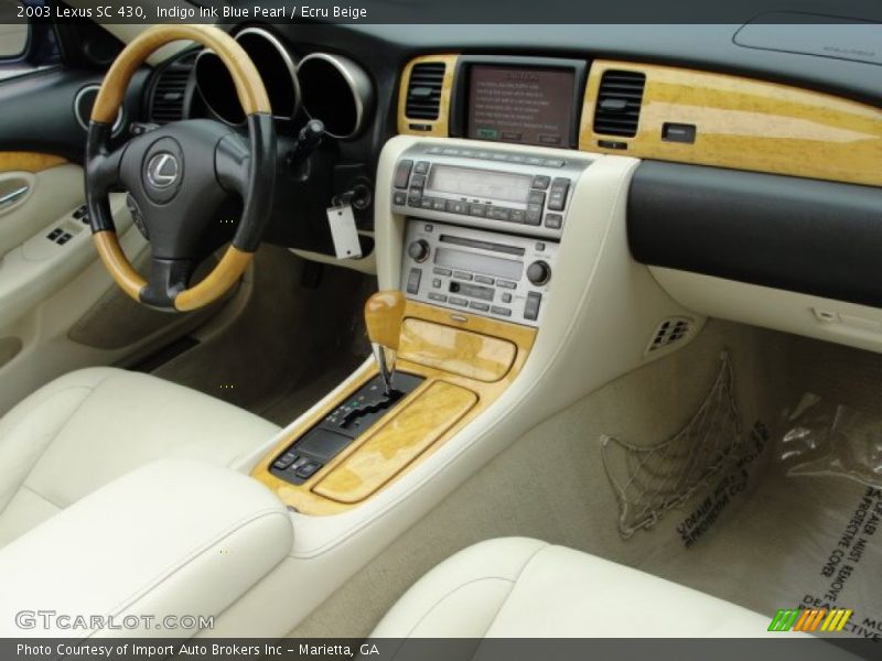 Indigo Ink Blue Pearl / Ecru Beige 2003 Lexus SC 430