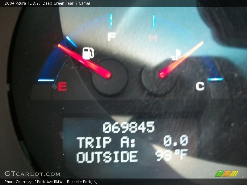 Deep Green Pearl / Camel 2004 Acura TL 3.2