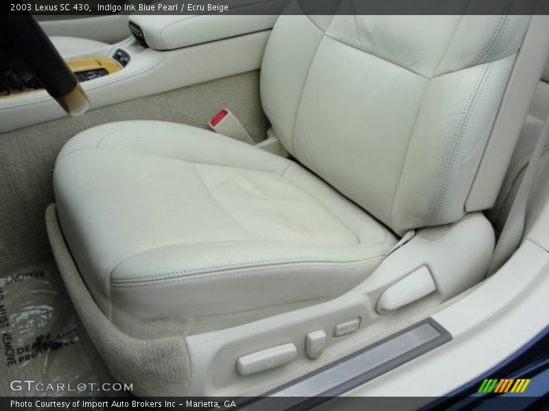 Indigo Ink Blue Pearl / Ecru Beige 2003 Lexus SC 430