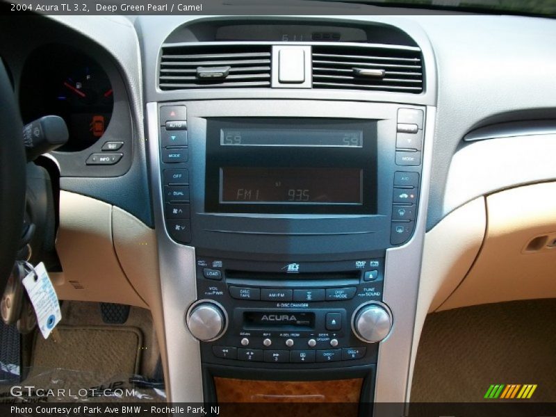 Deep Green Pearl / Camel 2004 Acura TL 3.2