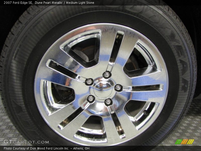 Dune Pearl Metallic / Medium Light Stone 2007 Ford Edge SE