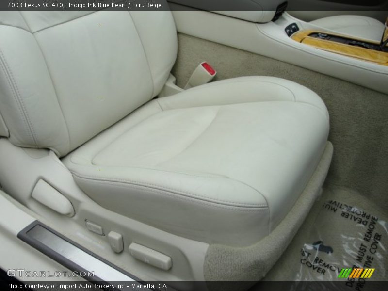 Indigo Ink Blue Pearl / Ecru Beige 2003 Lexus SC 430