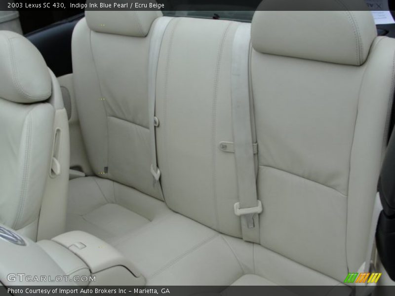 Indigo Ink Blue Pearl / Ecru Beige 2003 Lexus SC 430