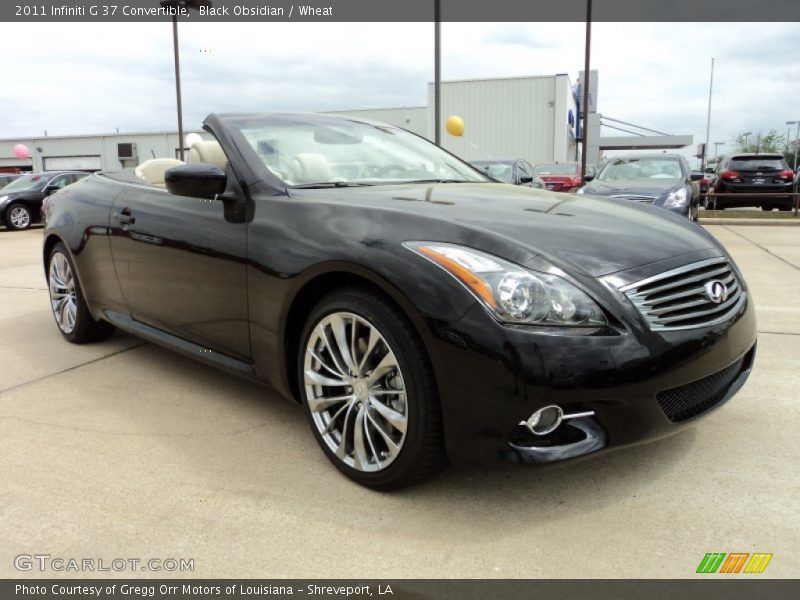 Front 3/4 View of 2011 G 37 Convertible