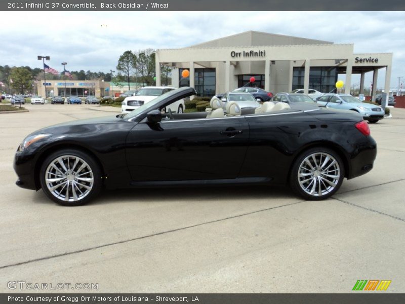 Black Obsidian / Wheat 2011 Infiniti G 37 Convertible