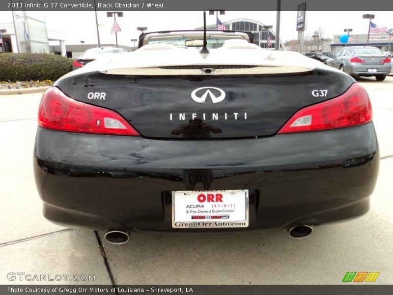 Black Obsidian / Wheat 2011 Infiniti G 37 Convertible