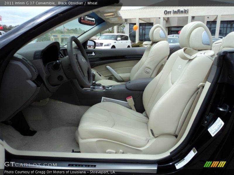 Black Obsidian / Wheat 2011 Infiniti G 37 Convertible