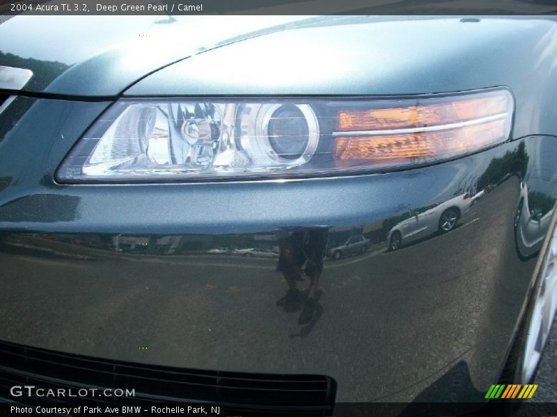 Deep Green Pearl / Camel 2004 Acura TL 3.2