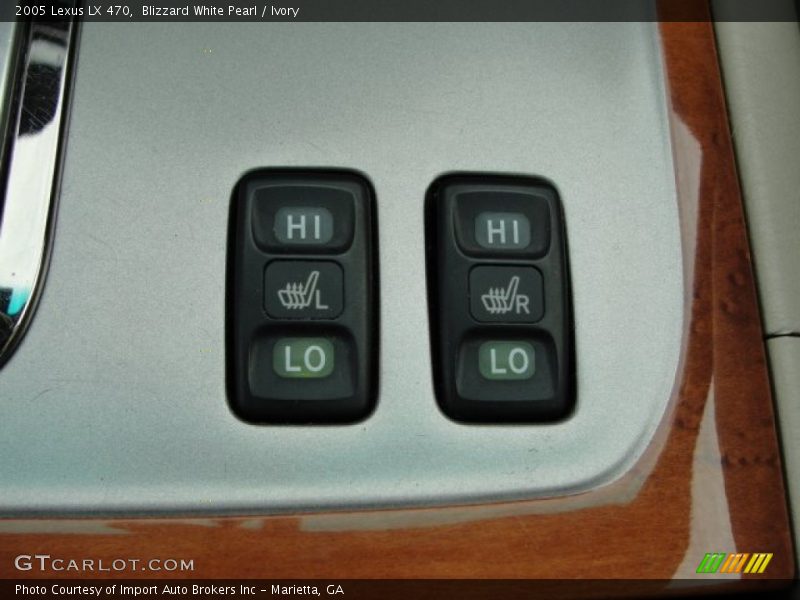Blizzard White Pearl / Ivory 2005 Lexus LX 470