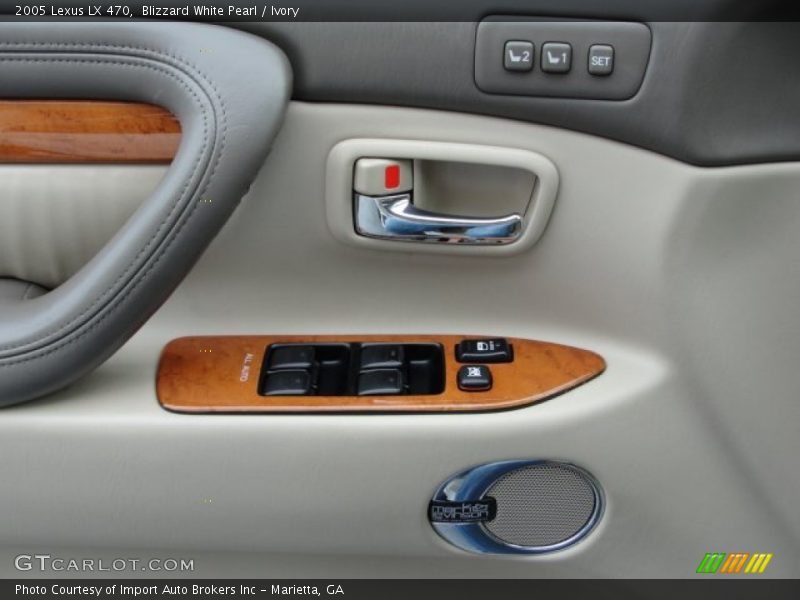 Blizzard White Pearl / Ivory 2005 Lexus LX 470