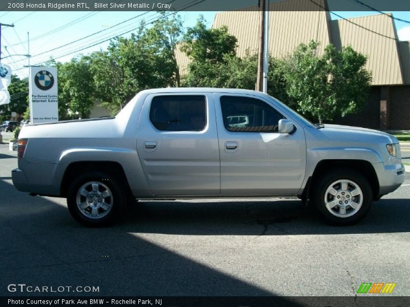 Billet Silver Metallic / Gray 2008 Honda Ridgeline RTL