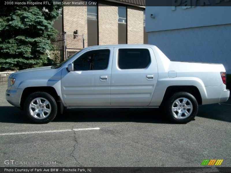 Billet Silver Metallic / Gray 2008 Honda Ridgeline RTL