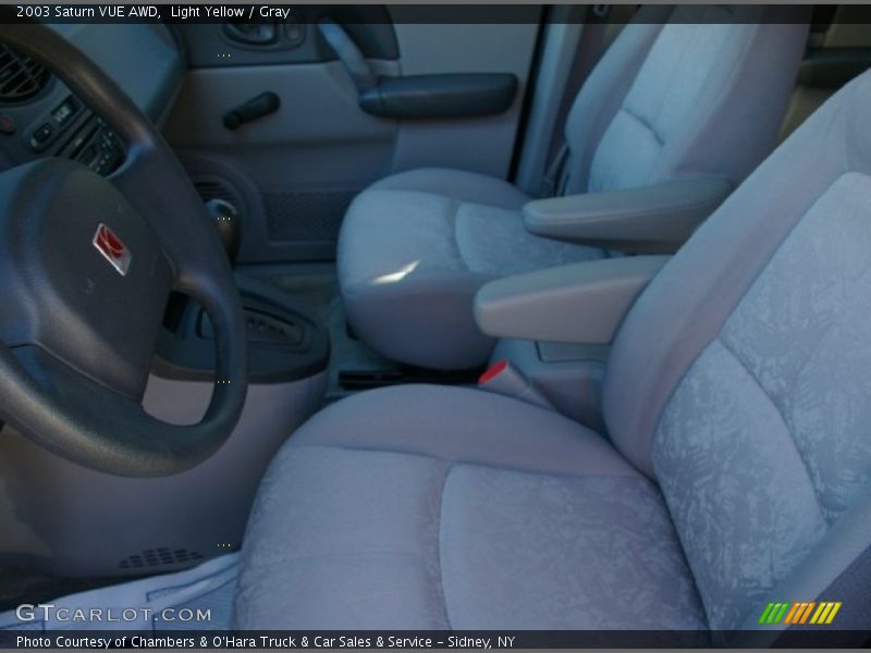 Light Yellow / Gray 2003 Saturn VUE AWD