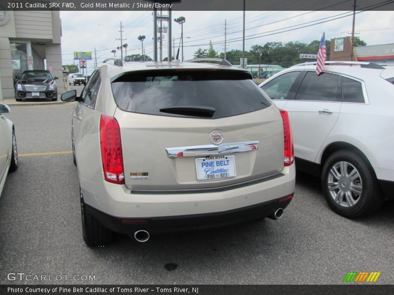 Gold Mist Metallic / Shale/Ebony 2011 Cadillac SRX FWD