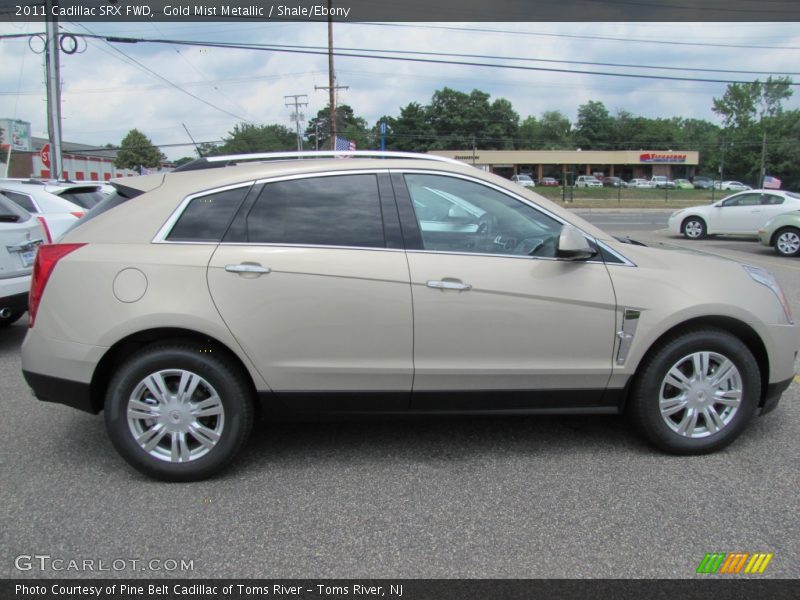 Gold Mist Metallic / Shale/Ebony 2011 Cadillac SRX FWD