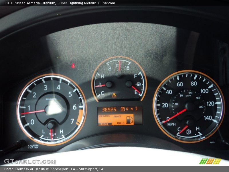 Silver Lightning Metallic / Charcoal 2010 Nissan Armada Titanium