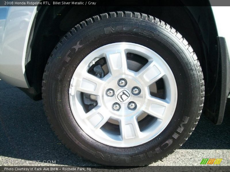 Billet Silver Metallic / Gray 2008 Honda Ridgeline RTL