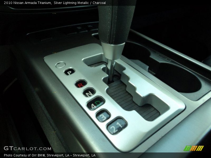 Silver Lightning Metallic / Charcoal 2010 Nissan Armada Titanium