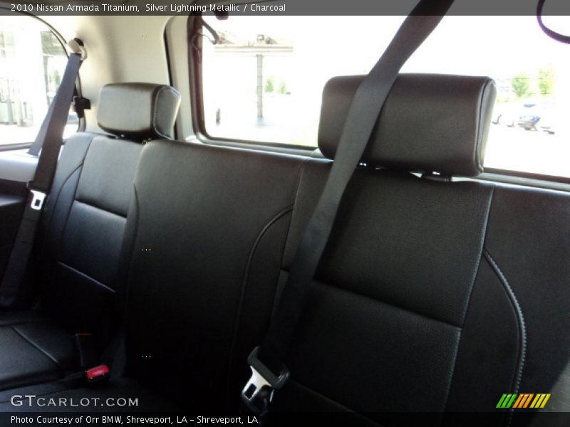 Silver Lightning Metallic / Charcoal 2010 Nissan Armada Titanium