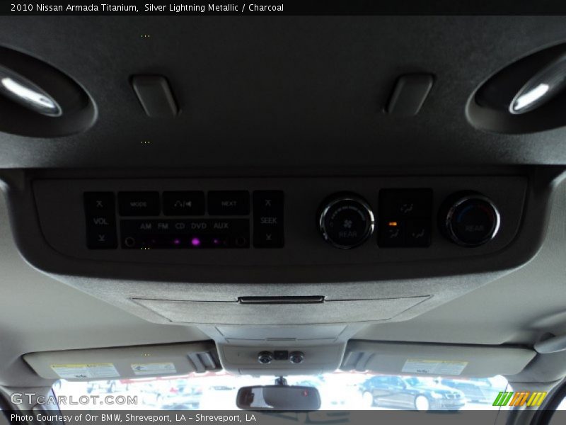 Silver Lightning Metallic / Charcoal 2010 Nissan Armada Titanium