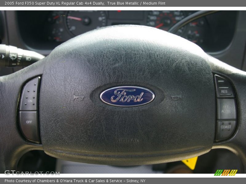True Blue Metallic / Medium Flint 2005 Ford F350 Super Duty XL Regular Cab 4x4 Dually