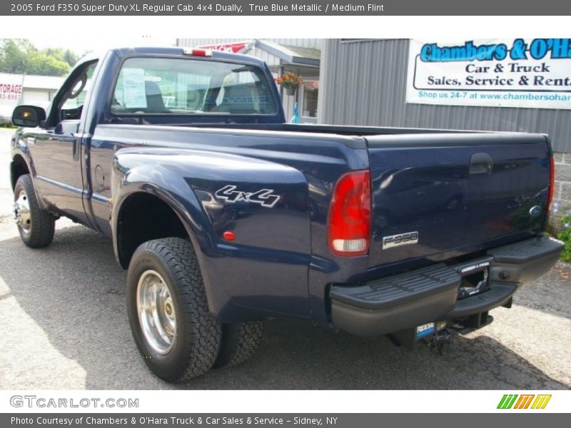 True Blue Metallic / Medium Flint 2005 Ford F350 Super Duty XL Regular Cab 4x4 Dually