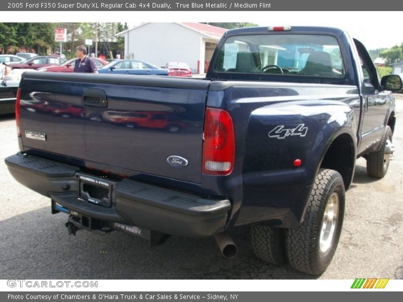  2005 F350 Super Duty XL Regular Cab 4x4 Dually True Blue Metallic