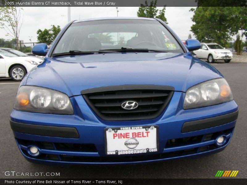 Tidal Wave Blue / Gray 2005 Hyundai Elantra GT Hatchback