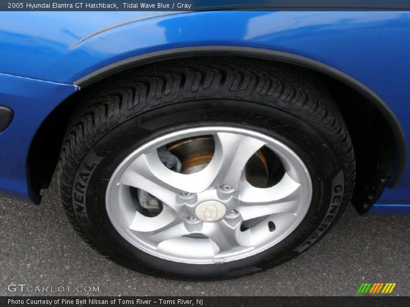 Tidal Wave Blue / Gray 2005 Hyundai Elantra GT Hatchback
