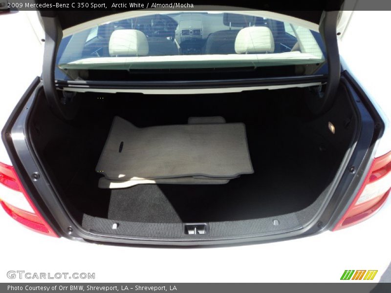 Arctic White / Almond/Mocha 2009 Mercedes-Benz C 350 Sport