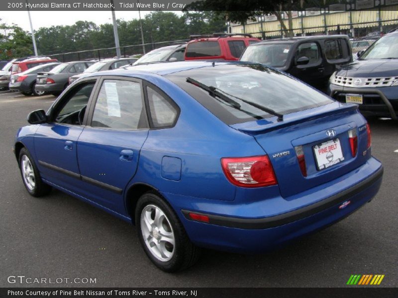 Tidal Wave Blue / Gray 2005 Hyundai Elantra GT Hatchback