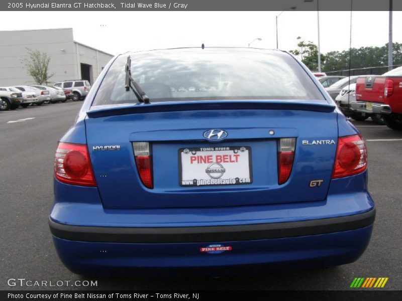 Tidal Wave Blue / Gray 2005 Hyundai Elantra GT Hatchback