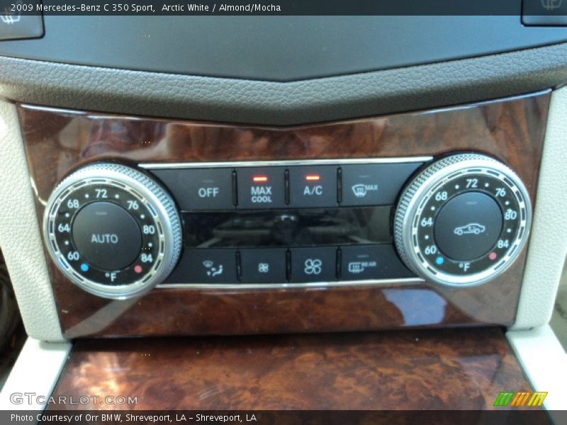 Arctic White / Almond/Mocha 2009 Mercedes-Benz C 350 Sport