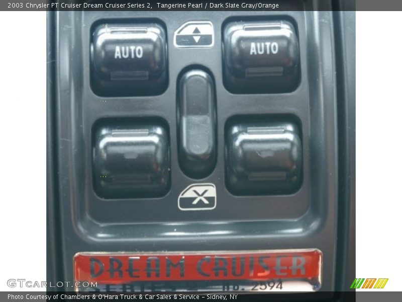 Tangerine Pearl / Dark Slate Gray/Orange 2003 Chrysler PT Cruiser Dream Cruiser Series 2