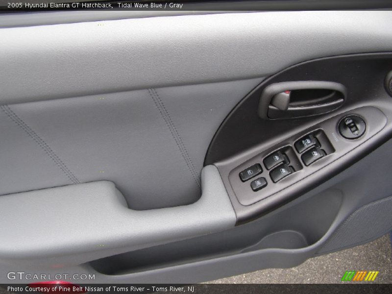 Tidal Wave Blue / Gray 2005 Hyundai Elantra GT Hatchback