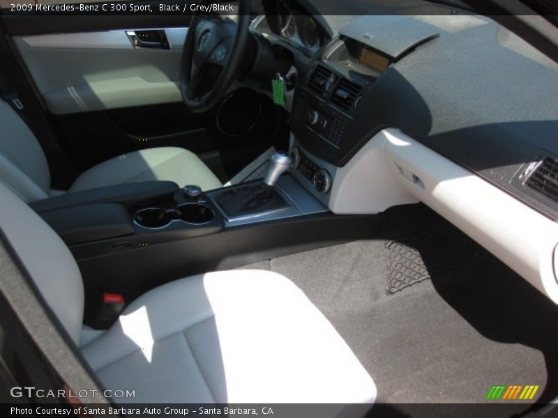 Black / Grey/Black 2009 Mercedes-Benz C 300 Sport