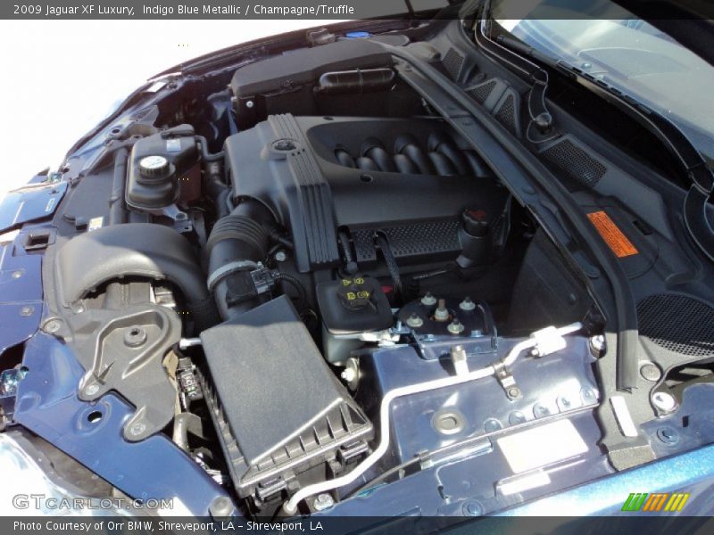 Indigo Blue Metallic / Champagne/Truffle 2009 Jaguar XF Luxury