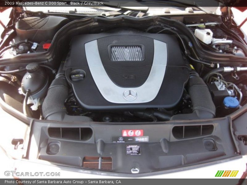 Black / Grey/Black 2009 Mercedes-Benz C 300 Sport